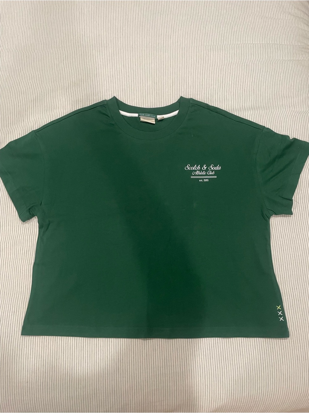 Scotch & Soda Forest Green Crewneck T-Shirt